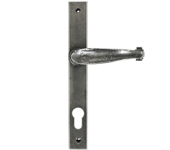 COTTAGE MULTIPOINT ESPAGNOLETTE LEVER ON EURO BACKPLATE